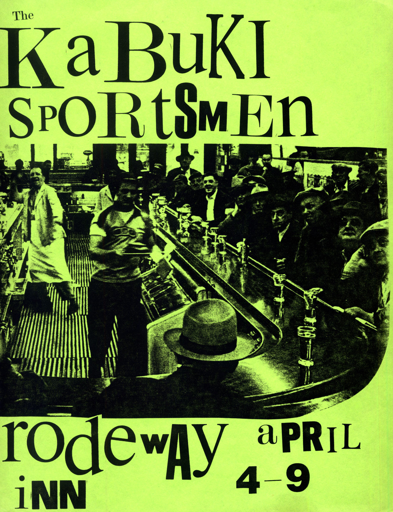 Kabuki Sportsmen poster, circa 1989